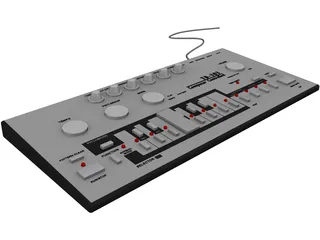 Roland TB-303 3D Model preview