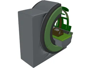 Magnetic Resonance Tomograph 3D Model preview