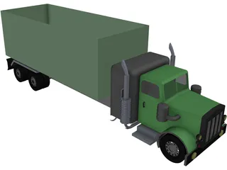 Truck 3D Model preview