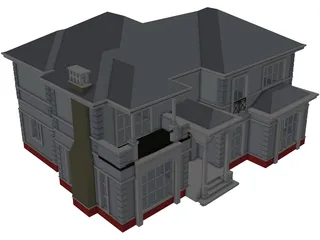 Villa 3D Model preview