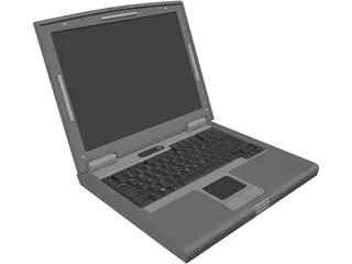 Notebook 3D Model preview