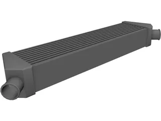 Intercooler Air-to-Air 3D Model preview