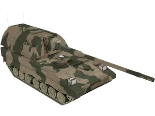 Panzer Haubitze 2000 3D Model preview
