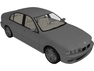 BMW M5 3D Model preview