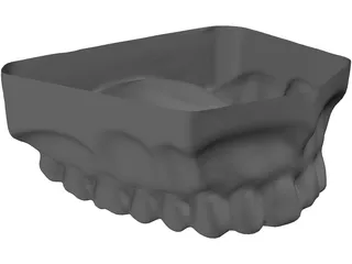 Teeth Upper Surface 3D Model preview
