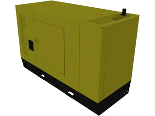 Diesel Generator Type A 3D Model preview
