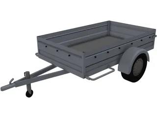 Trailer 3D Model preview