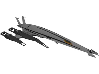 SR-2 Normandy 3D Model preview