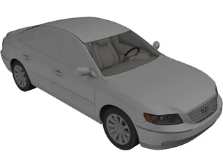 Hyundai Azera (2009) 3D Model preview
