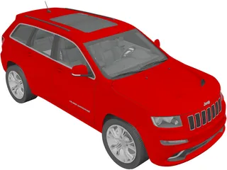 Jeep Grand Cherokee SRT8 (2012) 3D Model preview