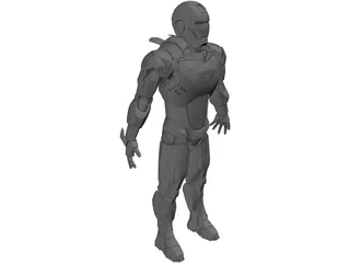 Iron Man MK VI 3D Model preview