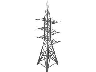 Electric Tower 3D Model preview