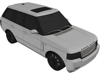 Range Rover Sport (2012) 3D Model preview