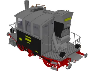 Train 3D Model preview