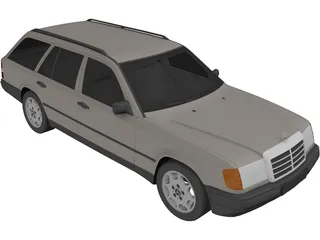 Mercedes-Benz E-Class Kombi 3D Model preview