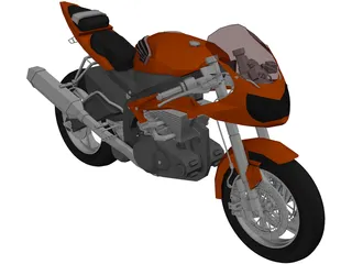 Honda CB150R 3D Model preview