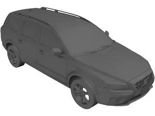 Volvo XC70 3D Model preview