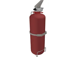 Fire Extinguisher 3D Model preview