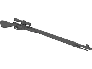 Mosin-Nagant 3D Model preview