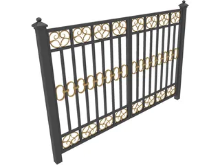 Fence 3D Model preview