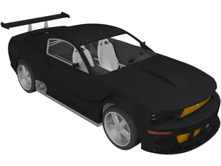 Ford Mustang GTR 3D Model preview