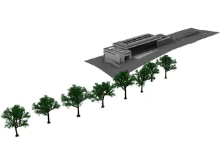Ara Pacis 3D Model preview