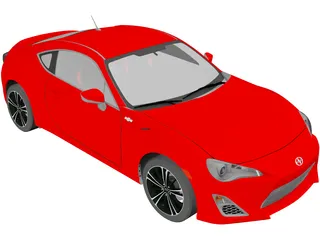 Scion FR-S (2013) 3D Model preview