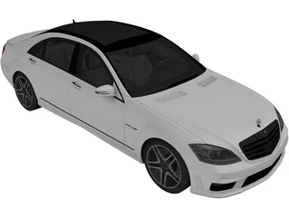 Mercedes-Benz S 65 AMG [W221] (2012) 3D Model preview