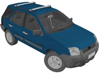 Ford EcoSport FreeStyle (2007) 3D Model preview