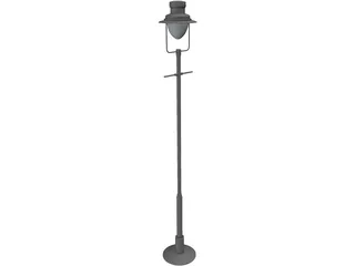 Street Lamp 3D Model preview