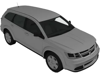 Dodge Journey (2012) 3D Model preview