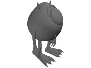 Mike from Monsters Inc. 3D Model preview