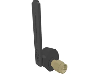 Antenna Router Linksys 3D Model preview
