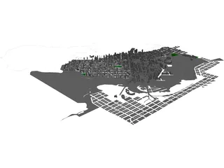 City of Vancouver (Canada) 3D Model preview