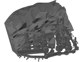 Castle 3D Model preview