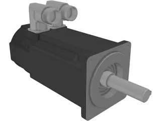 Kollmorgan AKM4 Motor 3D Model preview