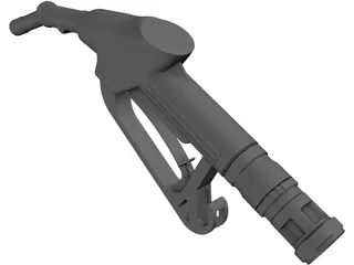 Refuelling Nozzle Gas 3D Model preview