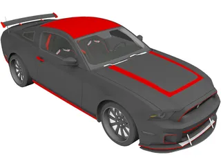 Ford Mustang Boss 302 (2013) 3D Model preview