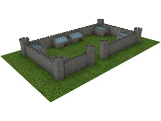 Castle 3D Model preview