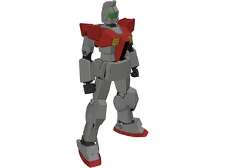 Gundam RGM-79 GM 3D Model preview