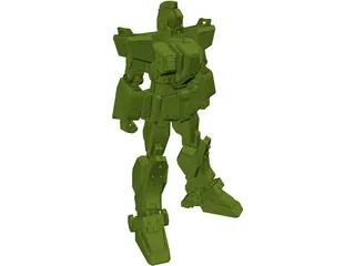 Gundam RGM-79(G) 3D Model preview