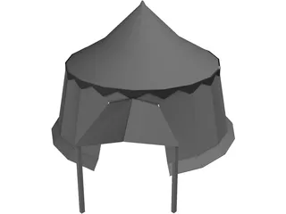 Roman Big Tent 3D Model preview