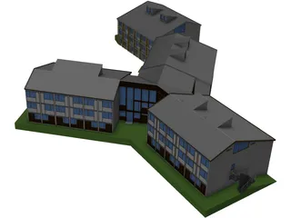 House for Students 3D Model preview