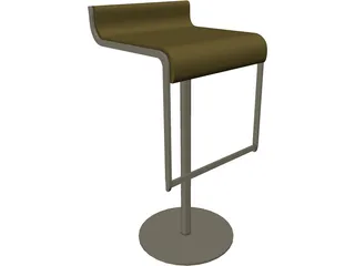 Bar Chair 3D Model preview
