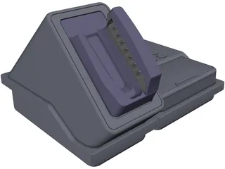Electronic Password Lock 3D Model preview