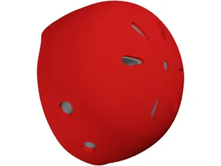 Skate Helmet 3D Model preview