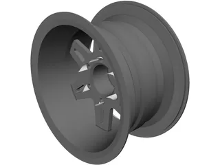 Rim Spy Truck 18in 3D Model preview