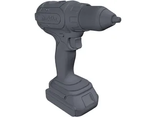 Makita Drill 3D Model preview