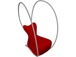 Do Room Rocking Chair 3D Model preview
