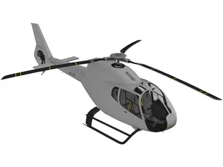 Eurocopter EC-120 3D Model preview